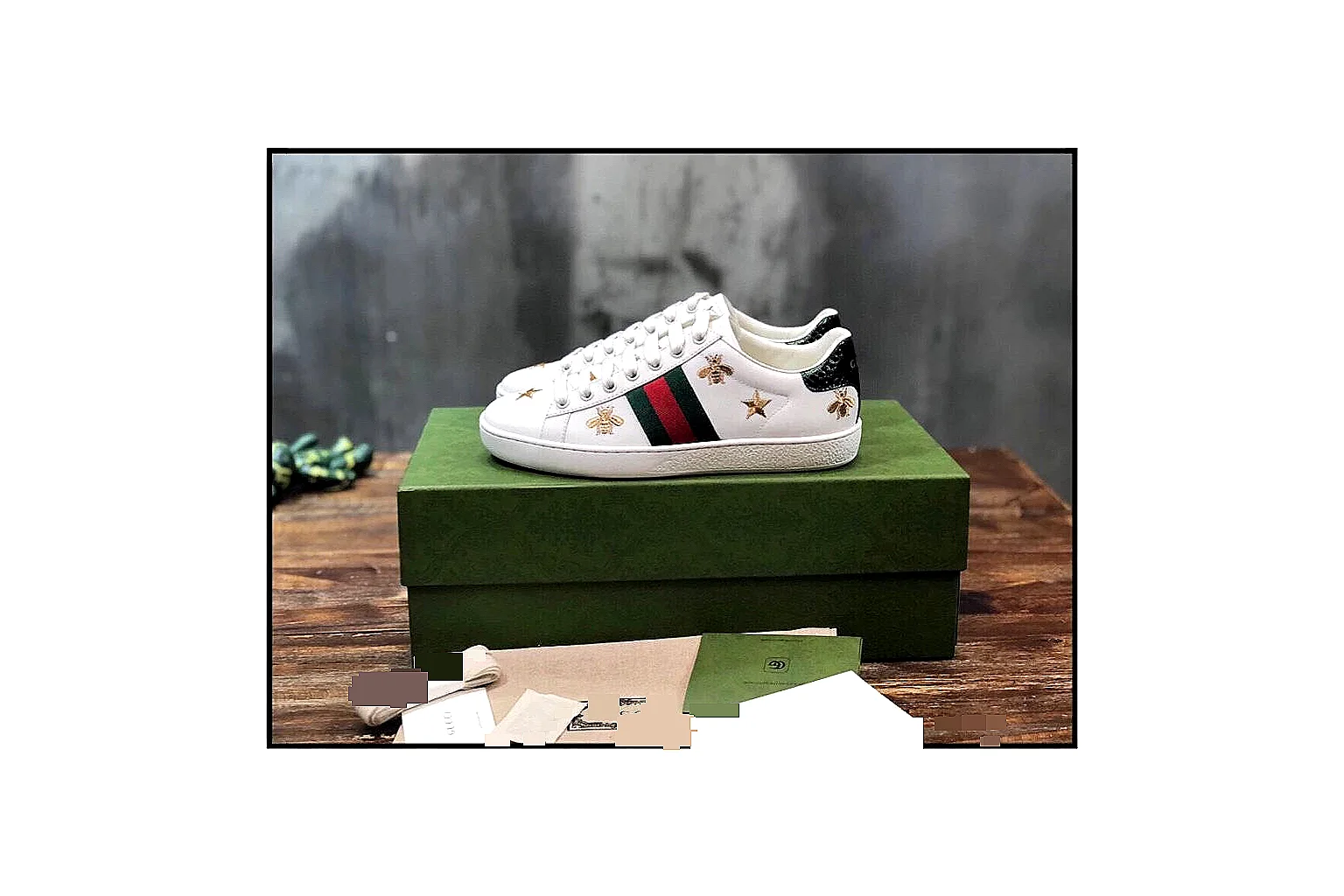 kakoqclab.com Gucci Ace White Red QC photo checklist six-photo gallery thumbnail 2