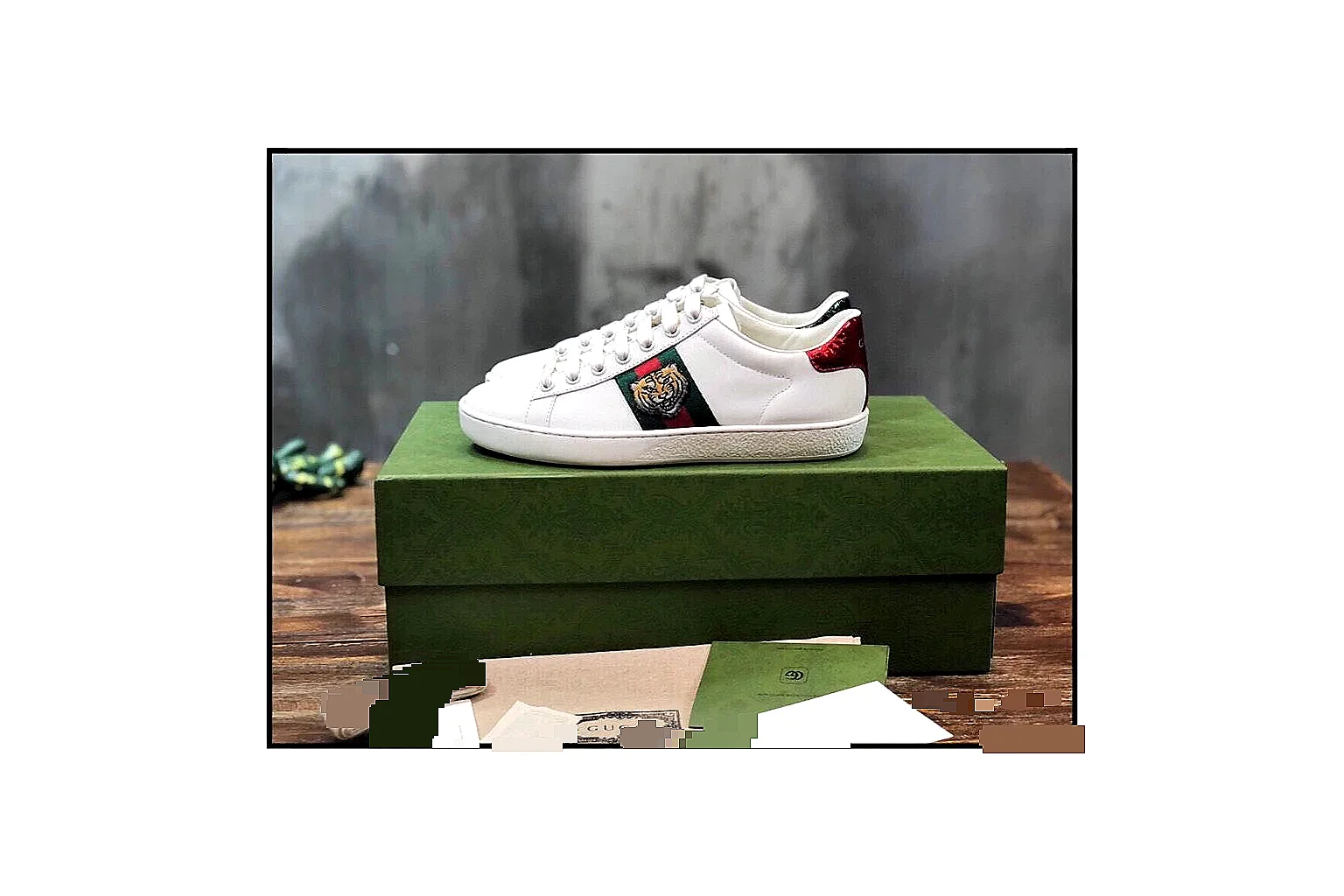 kakoqclab.com Gucci Ace White Red QC photo checklist six-photo gallery thumbnail 2