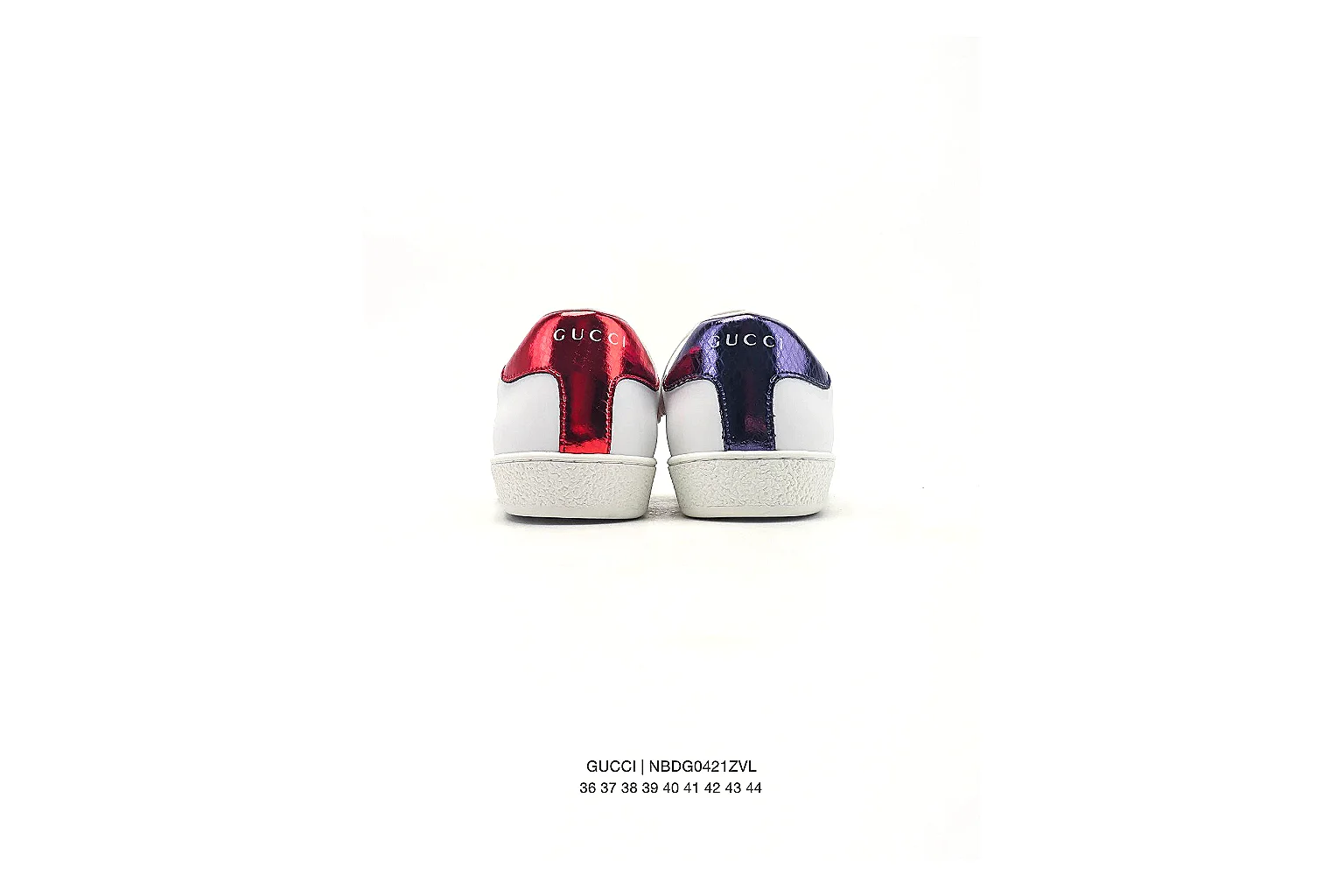 Gucci Ace White Red Green Sneaker 1291 QC angle reference with side and outsole views thumbnail 3