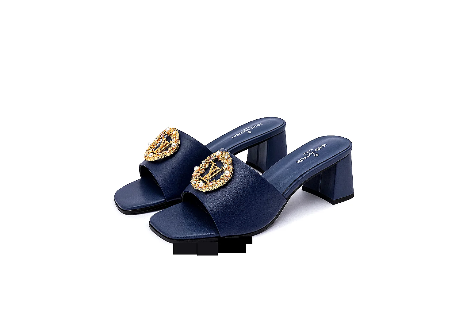 kakoqclab.com Gucci Blue Horsebit Mule Heel 4459 blue mule-heel image thumbnail 2