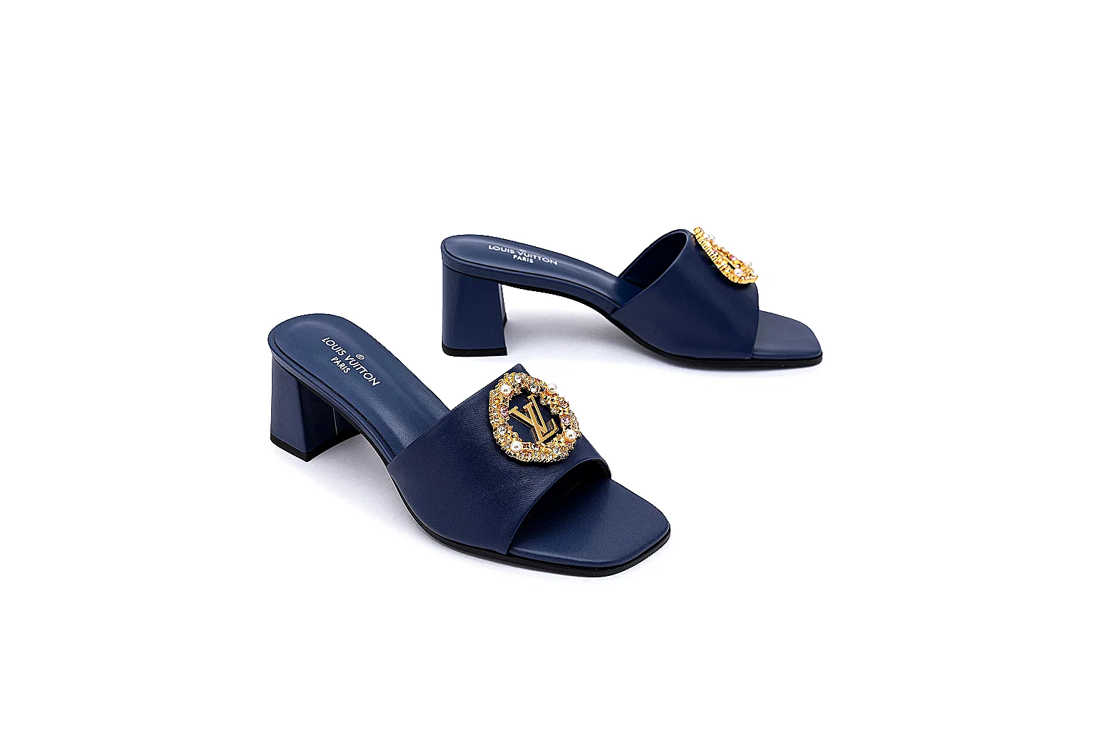 kakoqclab.com Gucci Blue Horsebit Mule Heel 4459 blue mule-heel image thumbnail 5