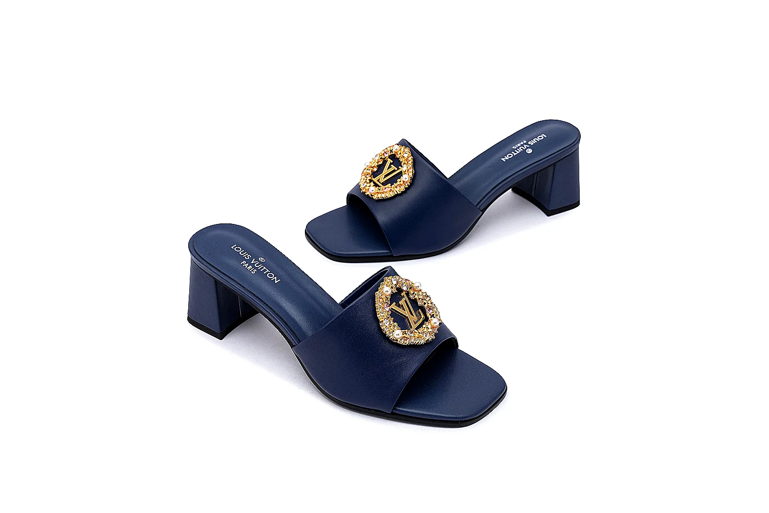 kakoqclab.com Gucci Blue Horsebit Mule Heel 4459 blue mule-heel image thumbnail 6
