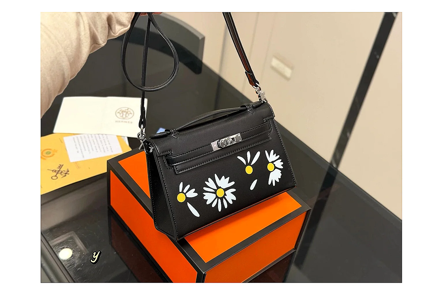 Hermes Daisy Kelly Black Bag QC photo reference SKU 1194080802 thumbnail 6