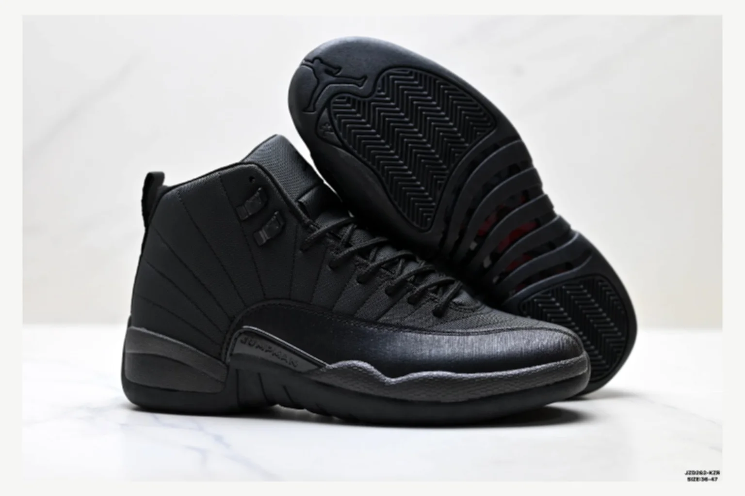 Jordan Air Jordan 12 Black High Top QC photo reference SKU 1182167523 thumbnail 3
