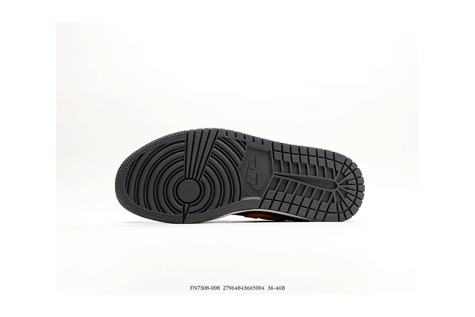 Jordan Air Jordan 1 Low Black Orange retro basketball low six photo view thumbnail 6