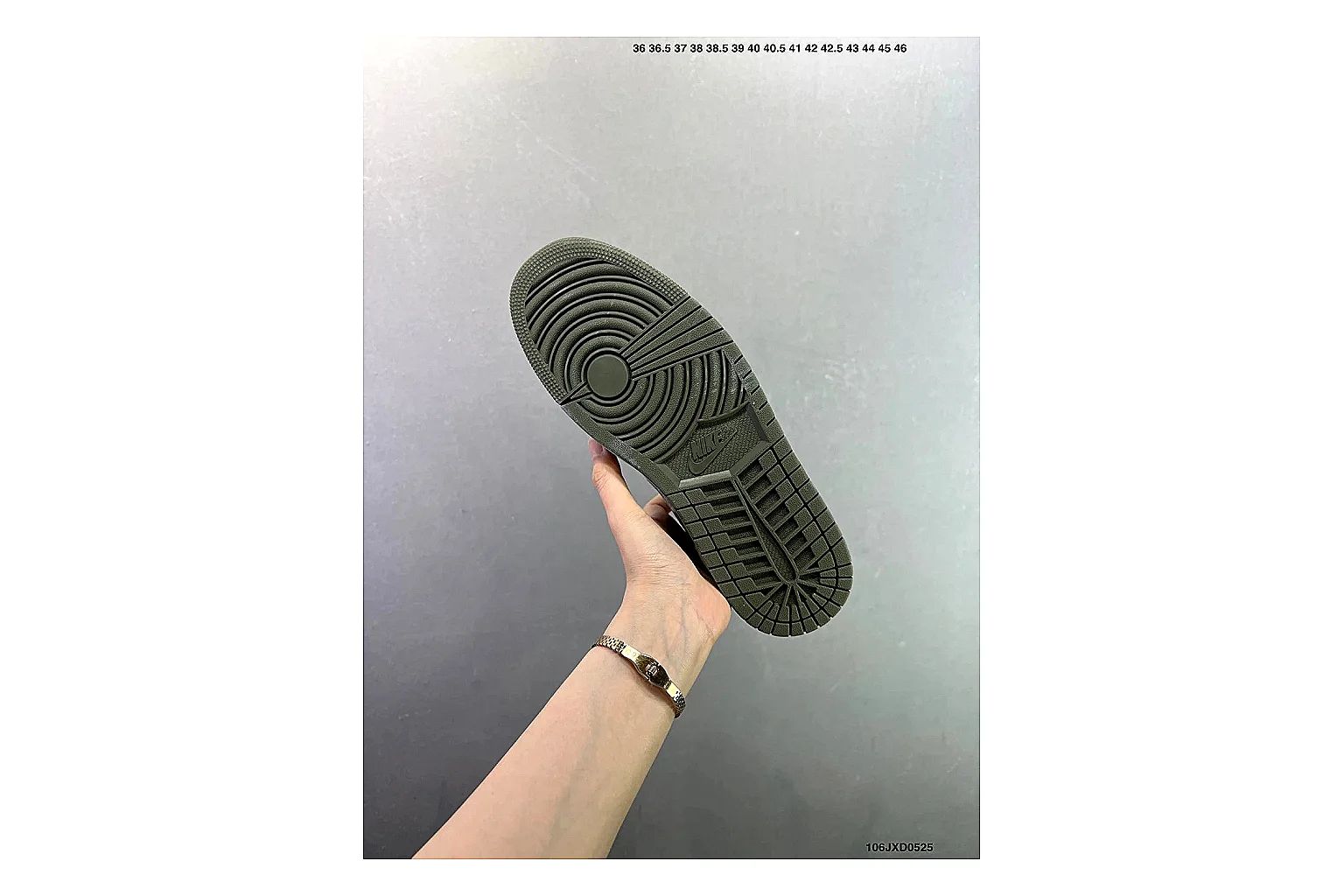 Jordan Air Jordan 1 Low Neutral Grey QC photo showing white leather upper, grey Swoosh, low-cut profile and light outsole for clean streetwear style thumbnail 4