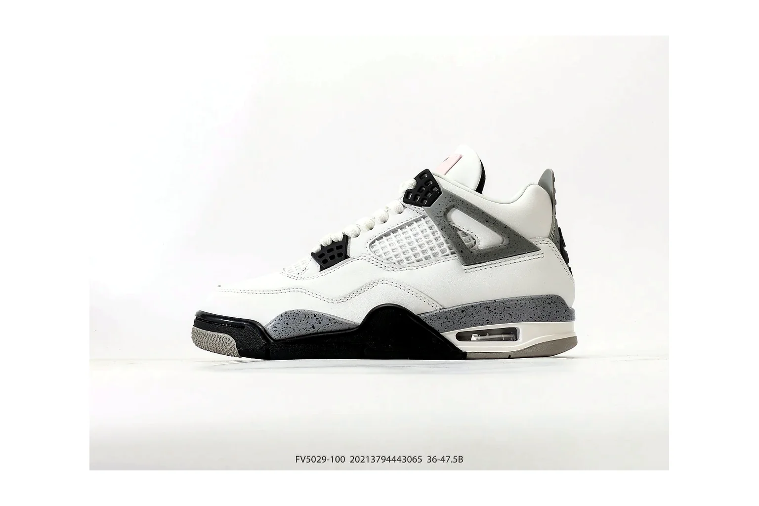 Jordan Air Jordan 4 White Cement retro basketball six photo view
