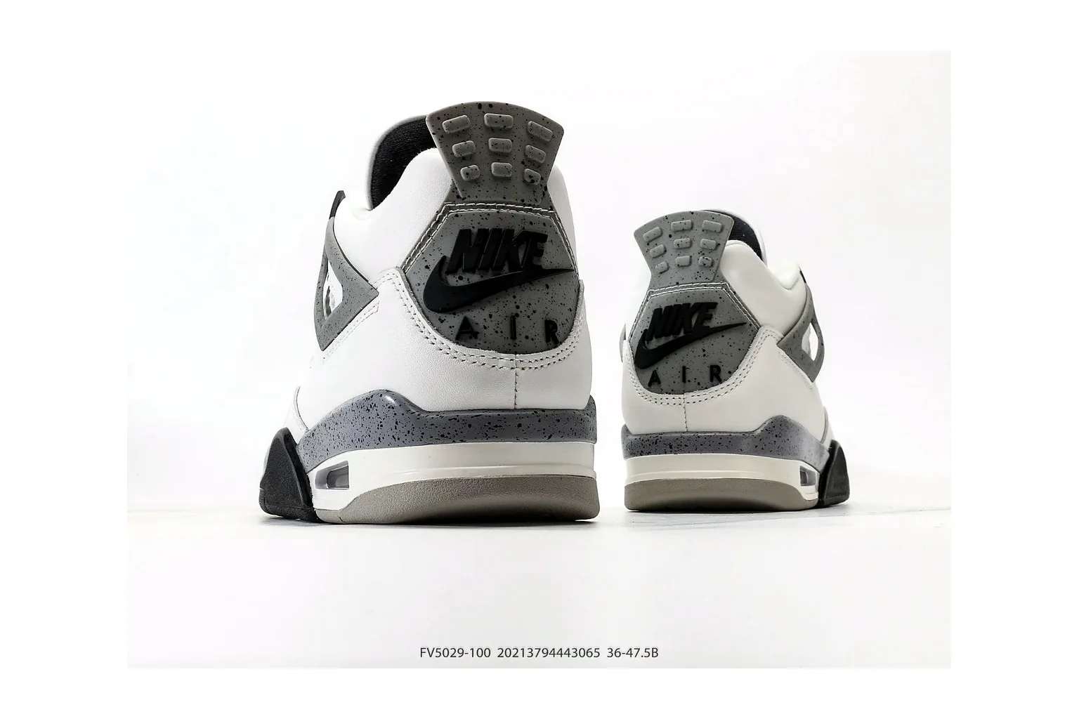 Jordan Air Jordan 4 White Cement retro basketball six photo view thumbnail 2