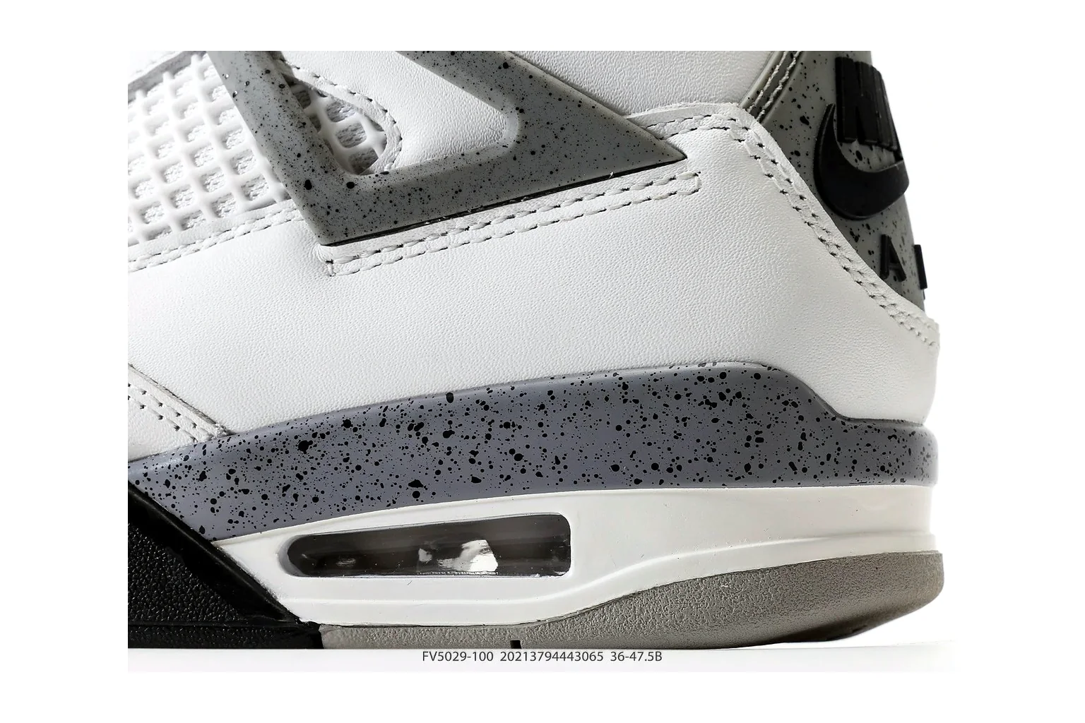 Jordan Air Jordan 4 White Cement retro basketball six photo view thumbnail 4