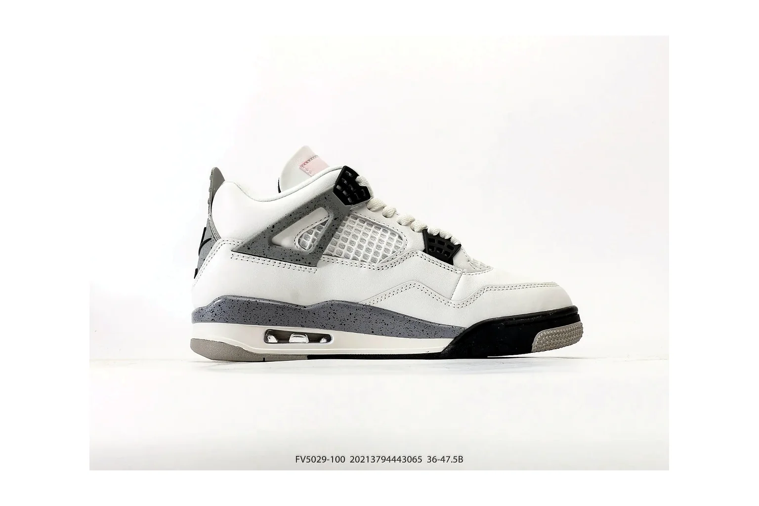 Jordan Air Jordan 4 White Cement retro basketball six photo view thumbnail 5