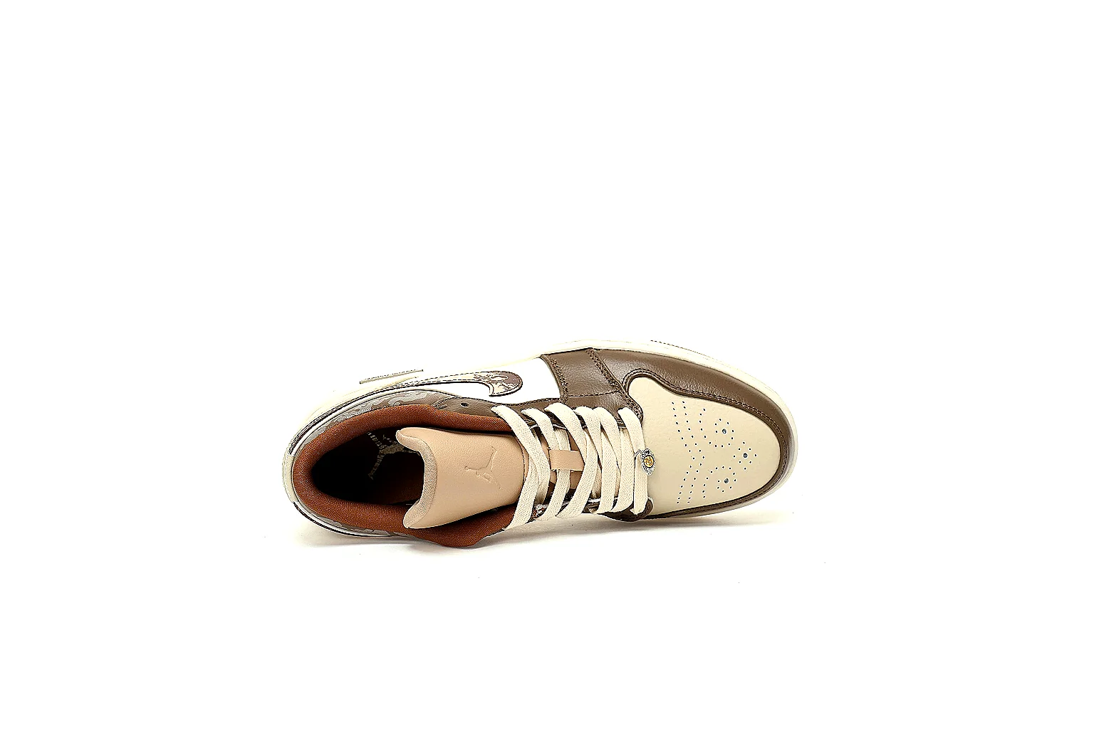 Kako QC Lab inspection photos for Jordan Brown Cream Low Court
