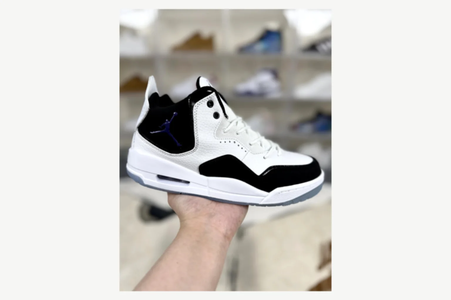 Jordan Courtside 23 Gray Blue Mid Top QC photo reference SKU 1194924534 thumbnail 5