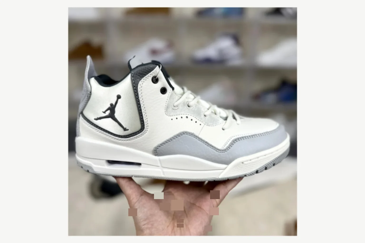 Jordan Courtside 23 Black Gray Mid Top QC photo reference SKU 1194924565