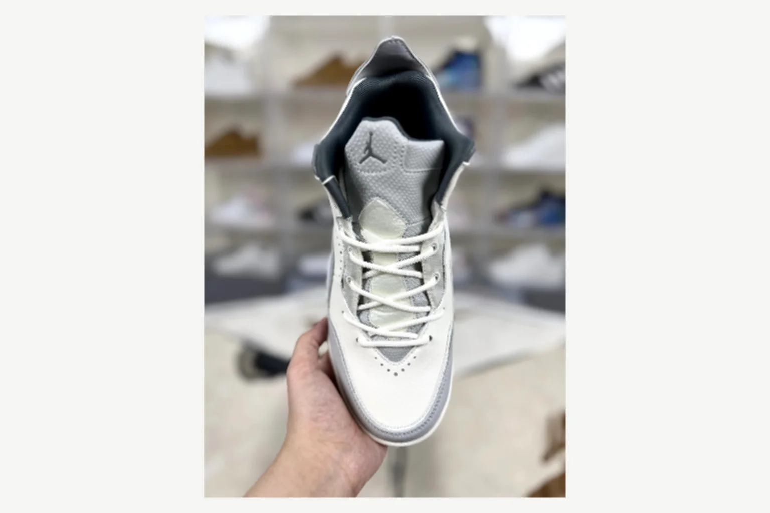 Jordan Courtside 23 Black Gray Mid Top QC photo reference SKU 1194924565 thumbnail 3