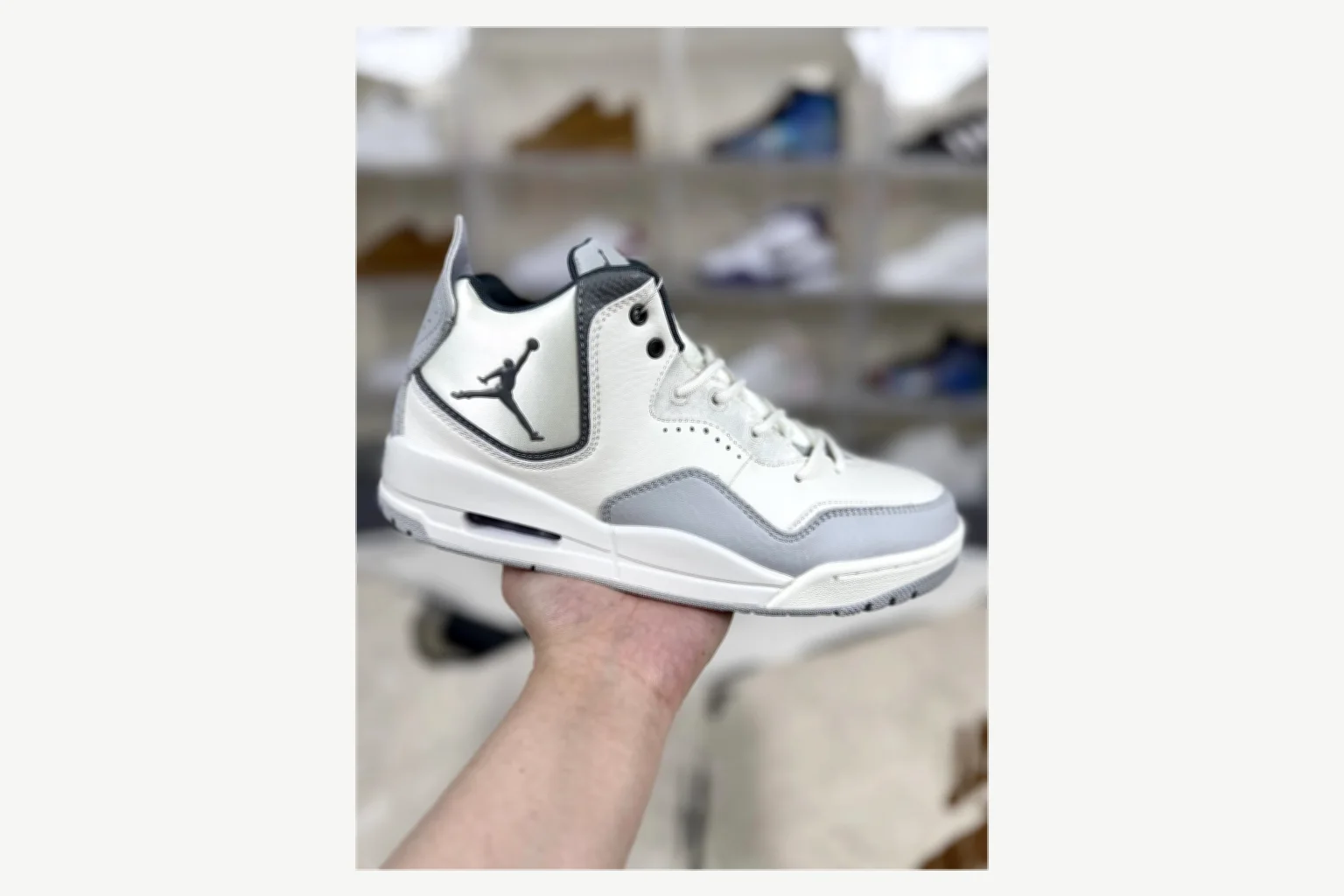 Jordan Courtside 23 Black Gray Mid Top QC photo reference SKU 1194924565 thumbnail 5