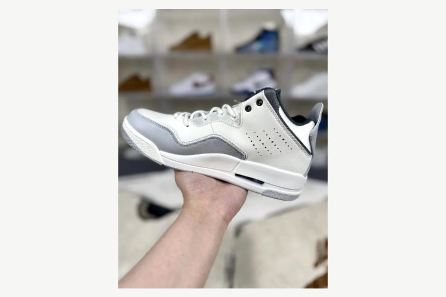 Jordan Courtside 23 Black Gray Mid Top QC photo reference SKU 1194924565 thumbnail 6