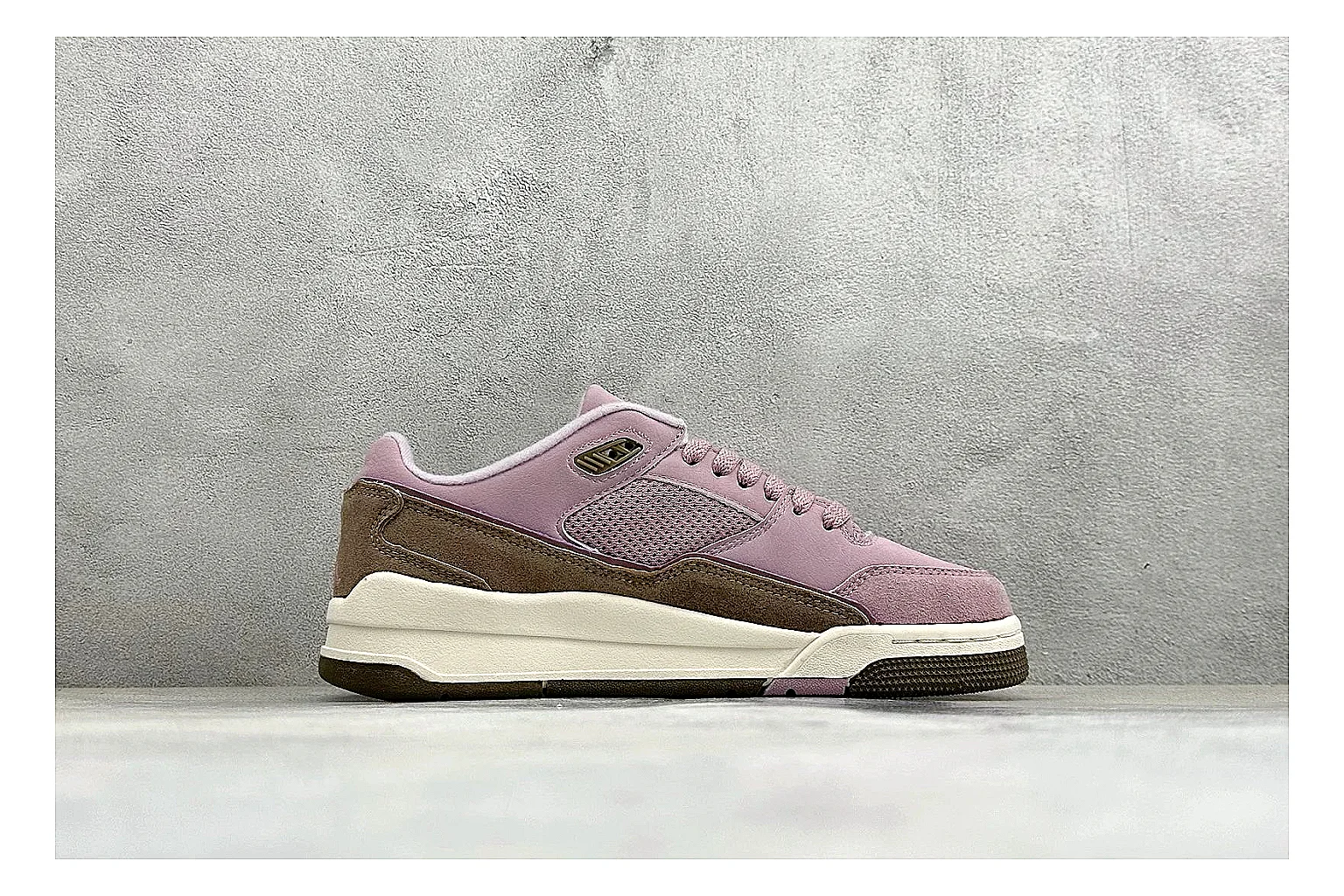 Jordan Flight Purple Suede QC reference photo showing purple suede upper, low court silhouette, cream sole, and soft retro basketball styling thumbnail 5
