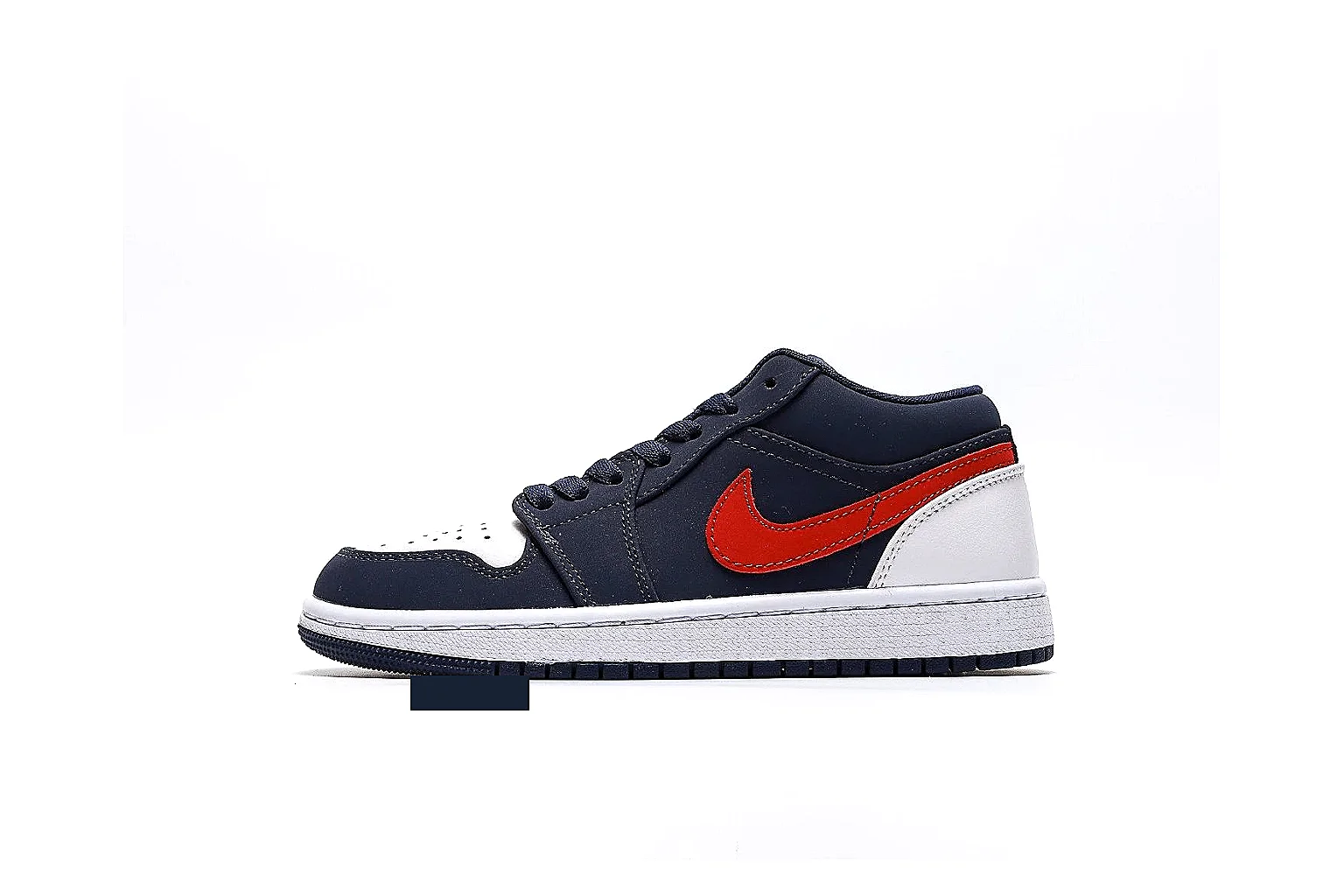 kakoqclab.com Air Jordan Navy Red Jordan 1 Low 7547 Navy Red low-top product image