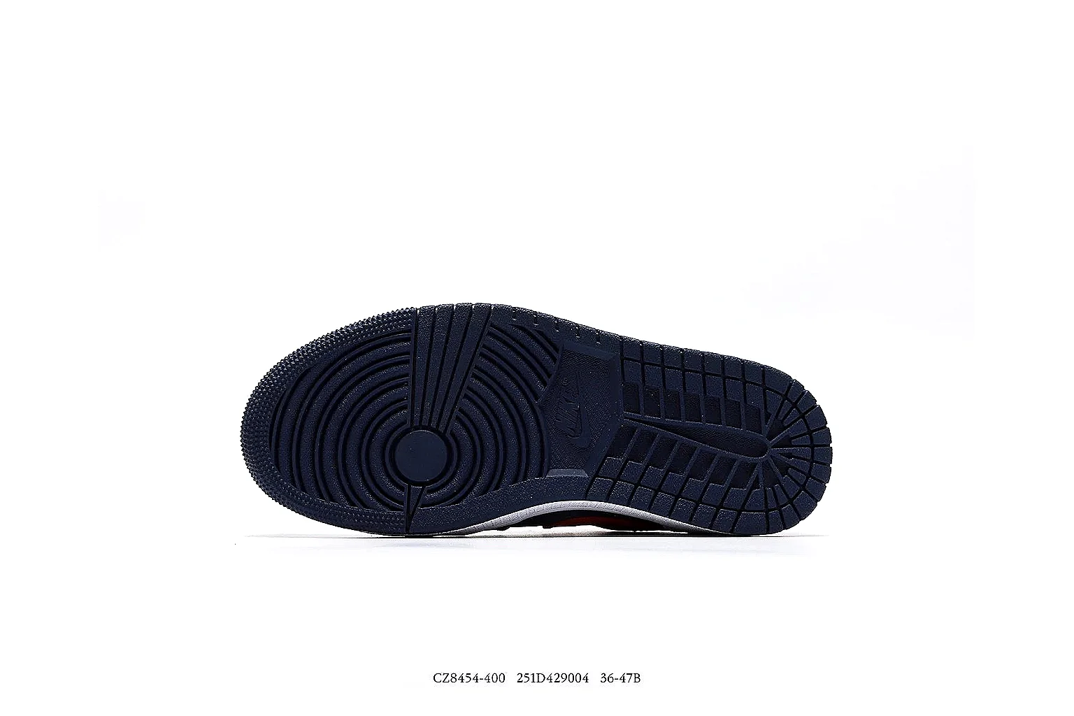 kakoqclab.com Air Jordan Navy Red Jordan 1 Low 7547 Navy Red low-top product image