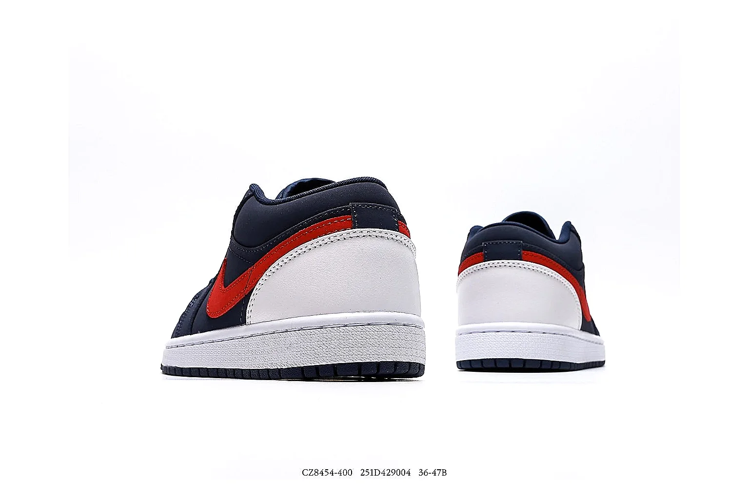 kakoqclab.com Air Jordan Navy Red Jordan 1 Low 7547 Navy Red low-top product image thumbnail 4