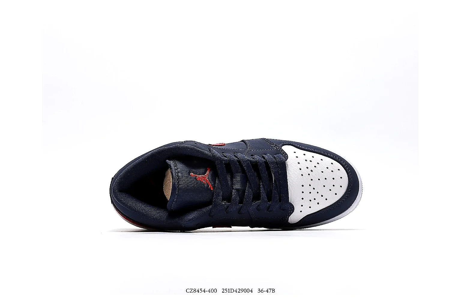 kakoqclab.com Air Jordan Navy Red Jordan 1 Low 7547 Navy Red low-top product image thumbnail 6