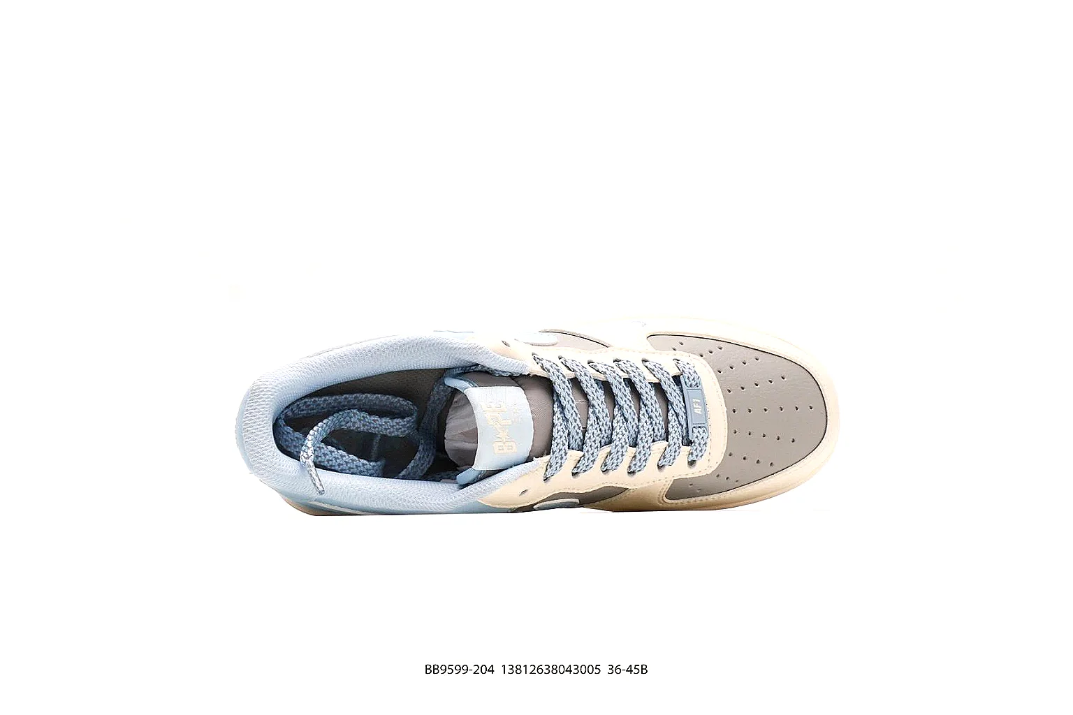kakoqclab.com Air Jordan Sky Blue Jordan 1 Low 5129 Sky Blue low-top product image thumbnail 6