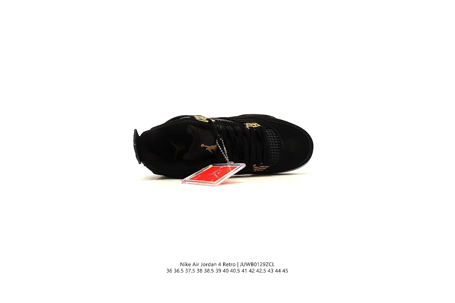 kakoqclab.com Air Jordan Black Gold Jordan 4 0304 Black Gold mid-top product image