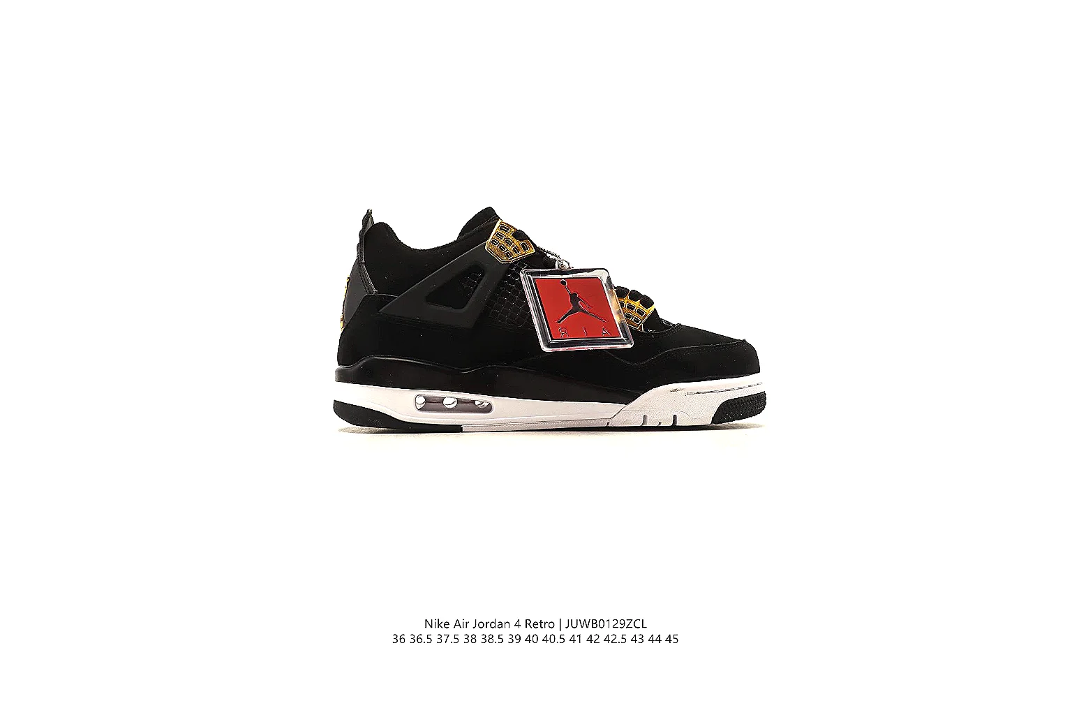 kakoqclab.com Air Jordan Black Gold Jordan 4 0304 Black Gold mid-top product image thumbnail 6