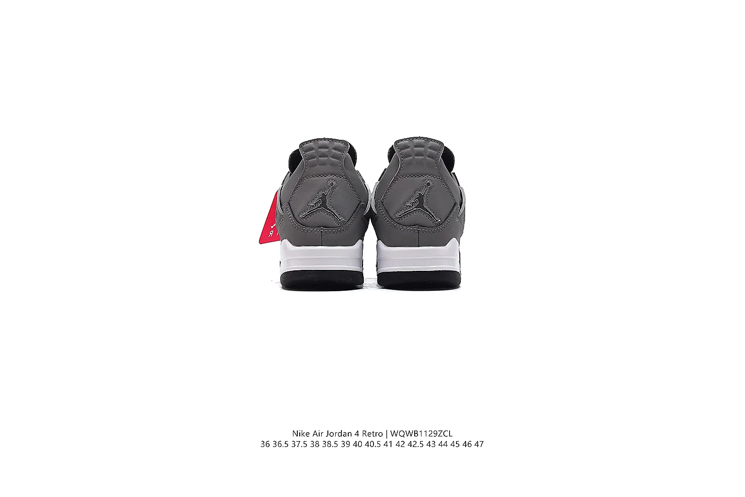 kakoqclab.com Air Jordan Black Red Jordan 4 0328 Black Red mid-top product image thumbnail 3