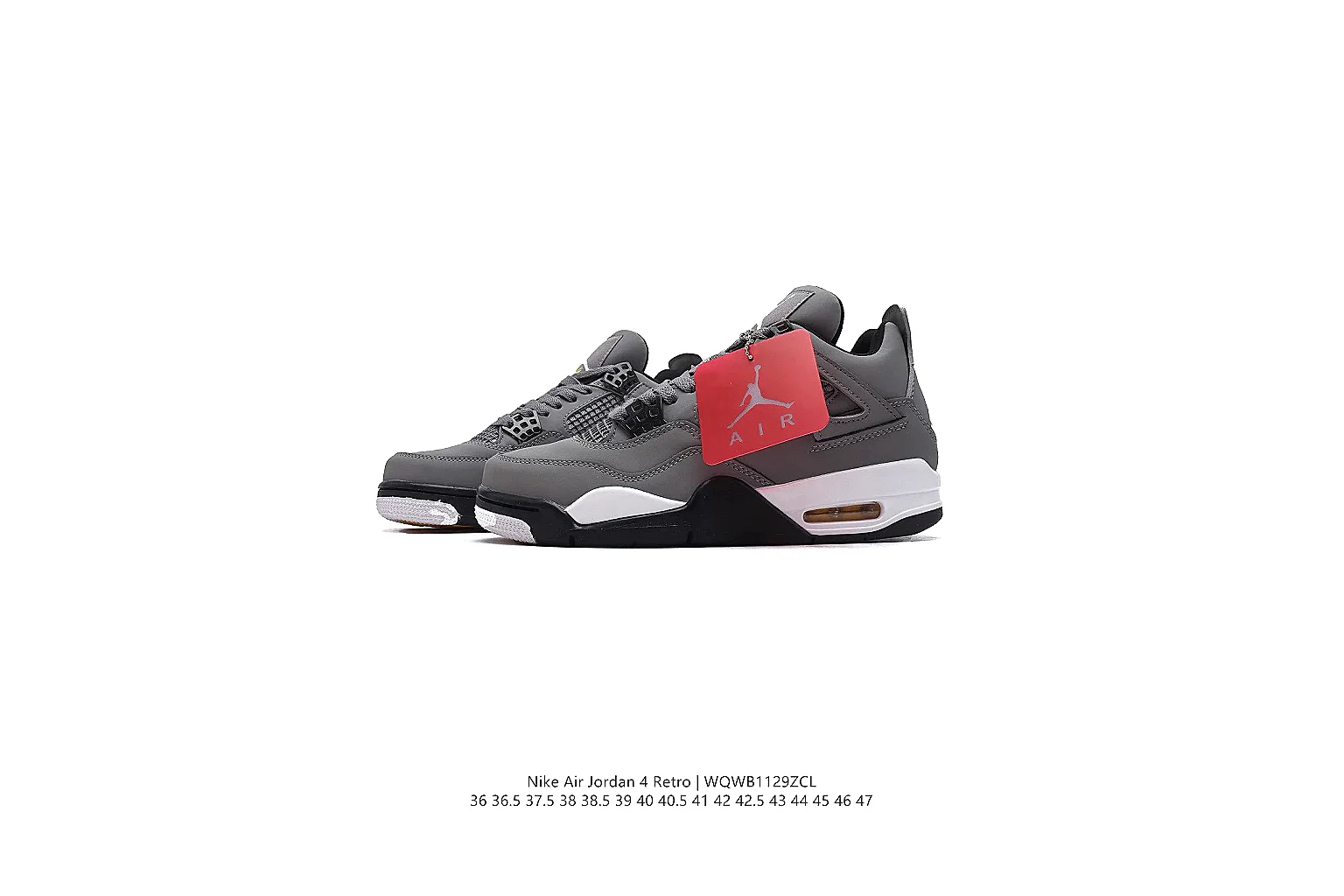 kakoqclab.com Air Jordan Black Red Jordan 4 0328 Black Red mid-top product image thumbnail 5
