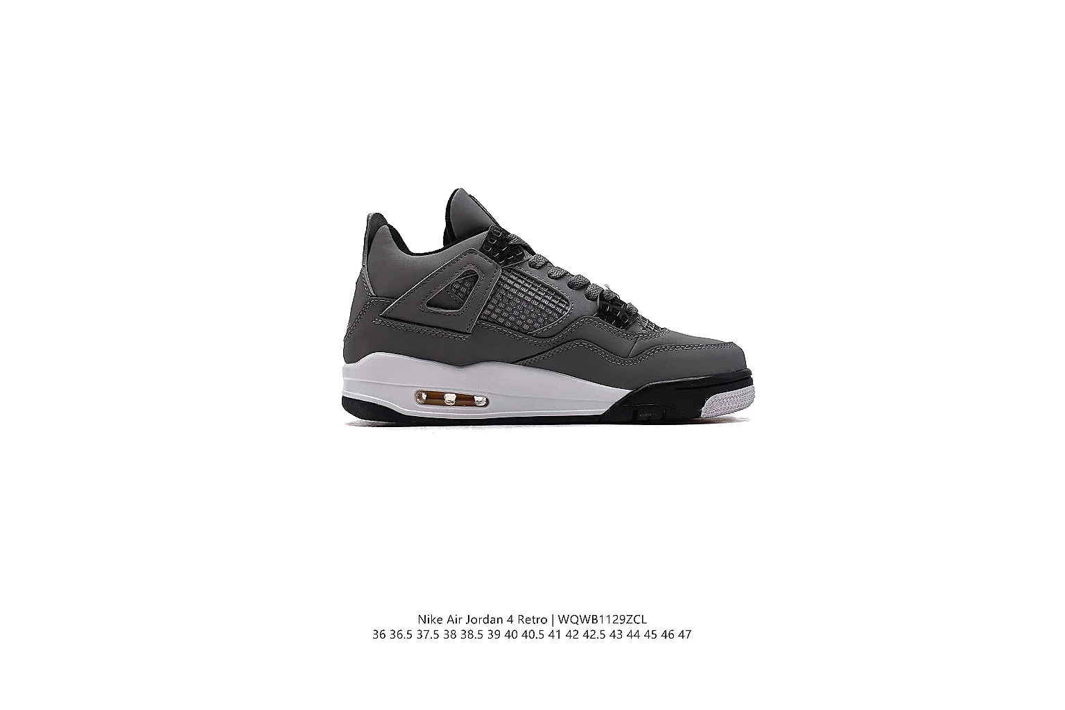 kakoqclab.com Air Jordan Black Red Jordan 4 0328 Black Red mid-top product image thumbnail 6