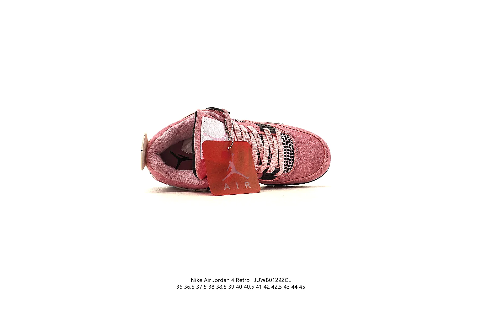 kakoqclab.com Air Jordan Pink Red Jordan 4 0310 Pink Red mid-top product image thumbnail 2