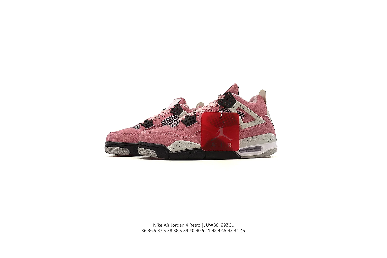 kakoqclab.com Air Jordan Pink Red Jordan 4 0310 Pink Red mid-top product image thumbnail 5