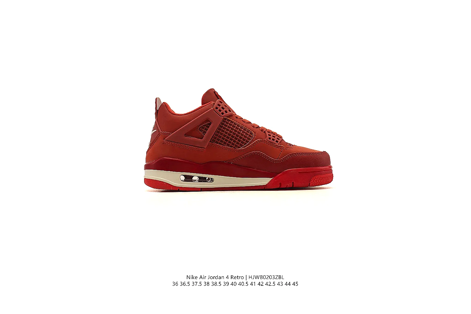 kakoqclab.com Air Jordan Red Jordan 4 0360 Red mid-top product image thumbnail 6
