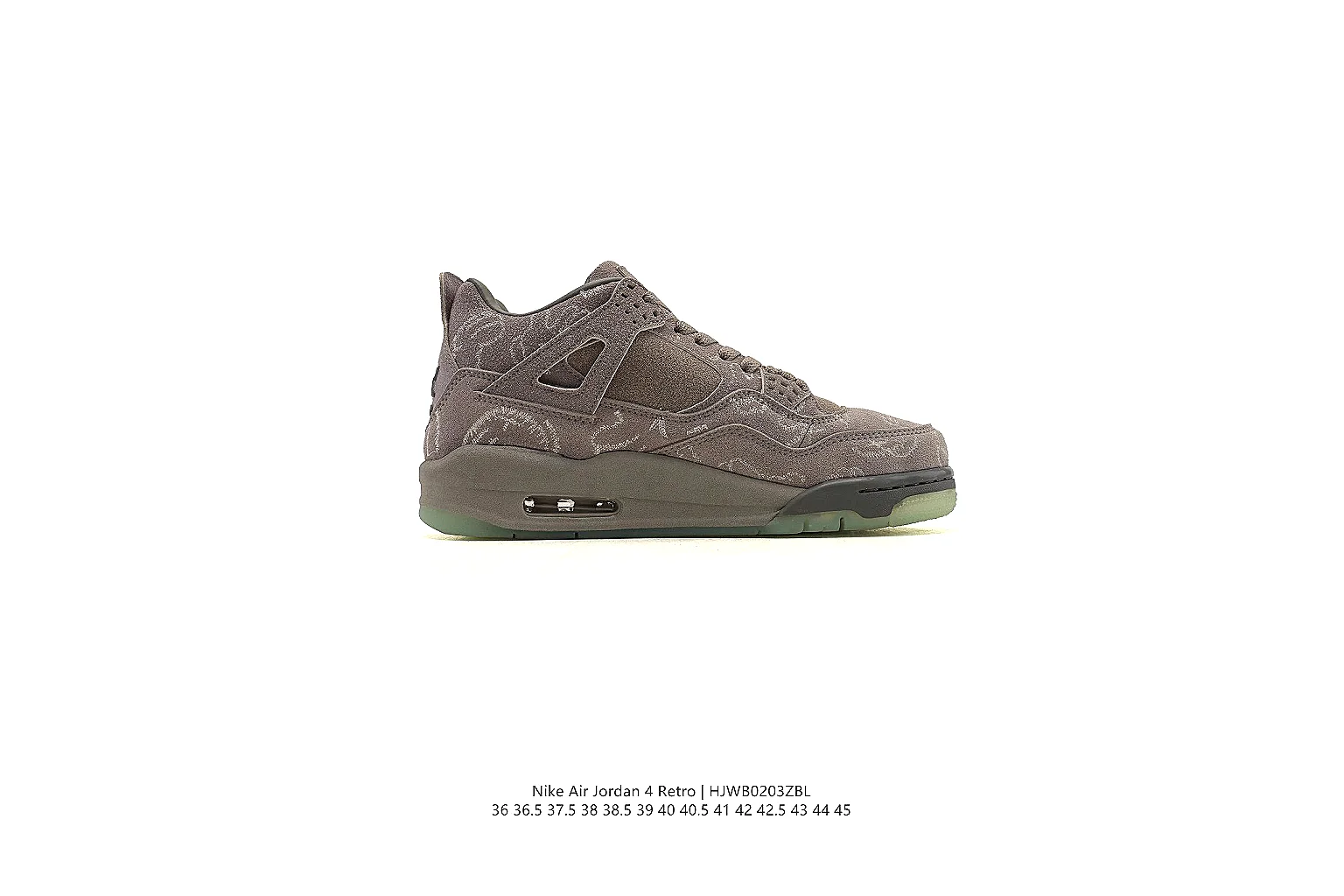 kakoqclab.com Air Jordan Taupe Jordan 4 0352 Taupe mid-top product image thumbnail 6