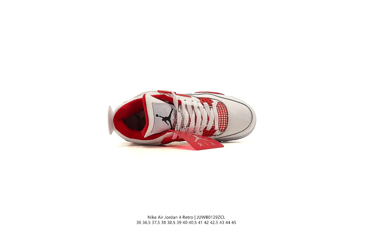 kakoqclab.com Air Jordan White Red Jordan 4 0300 White Red mid-top product image thumbnail 2
