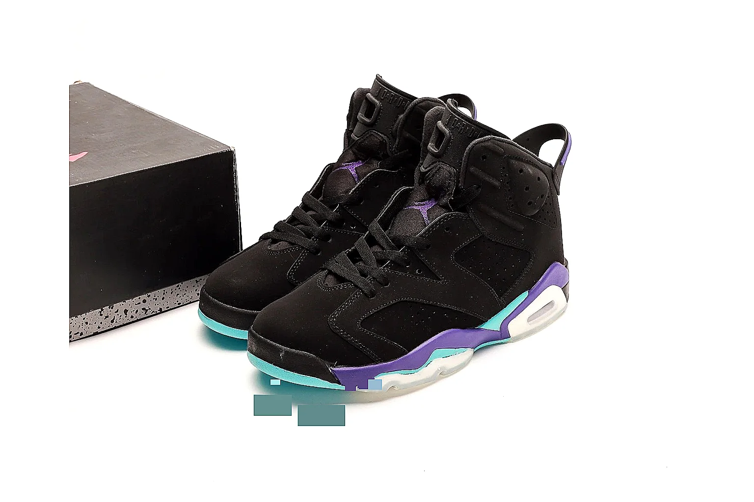 kakoqclab.com Air Jordan Black Purple Jordan 6 0872 Black Purple high-top product image