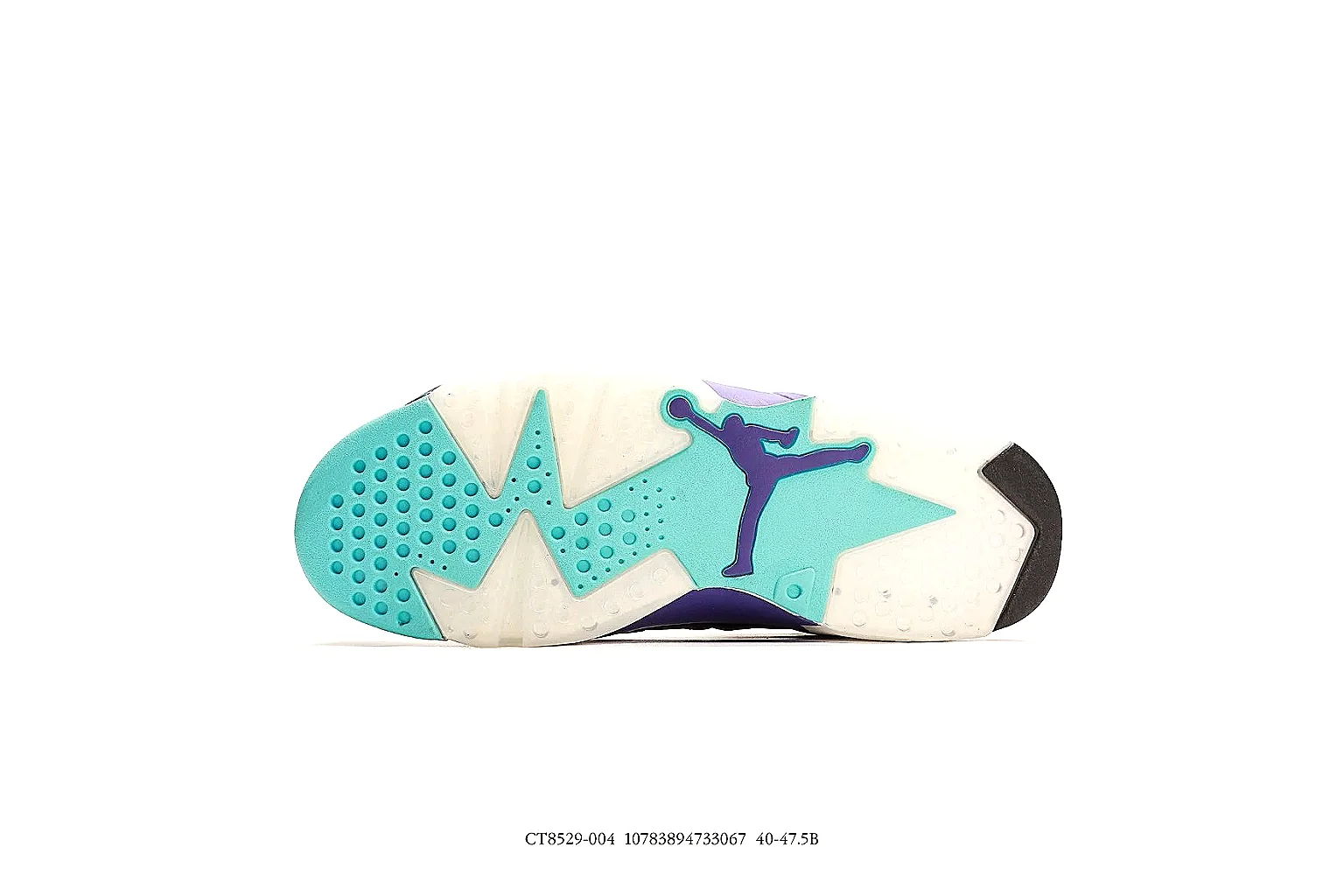 kakoqclab.com Air Jordan Black Purple Jordan 6 0872 Black Purple high-top product image thumbnail 4