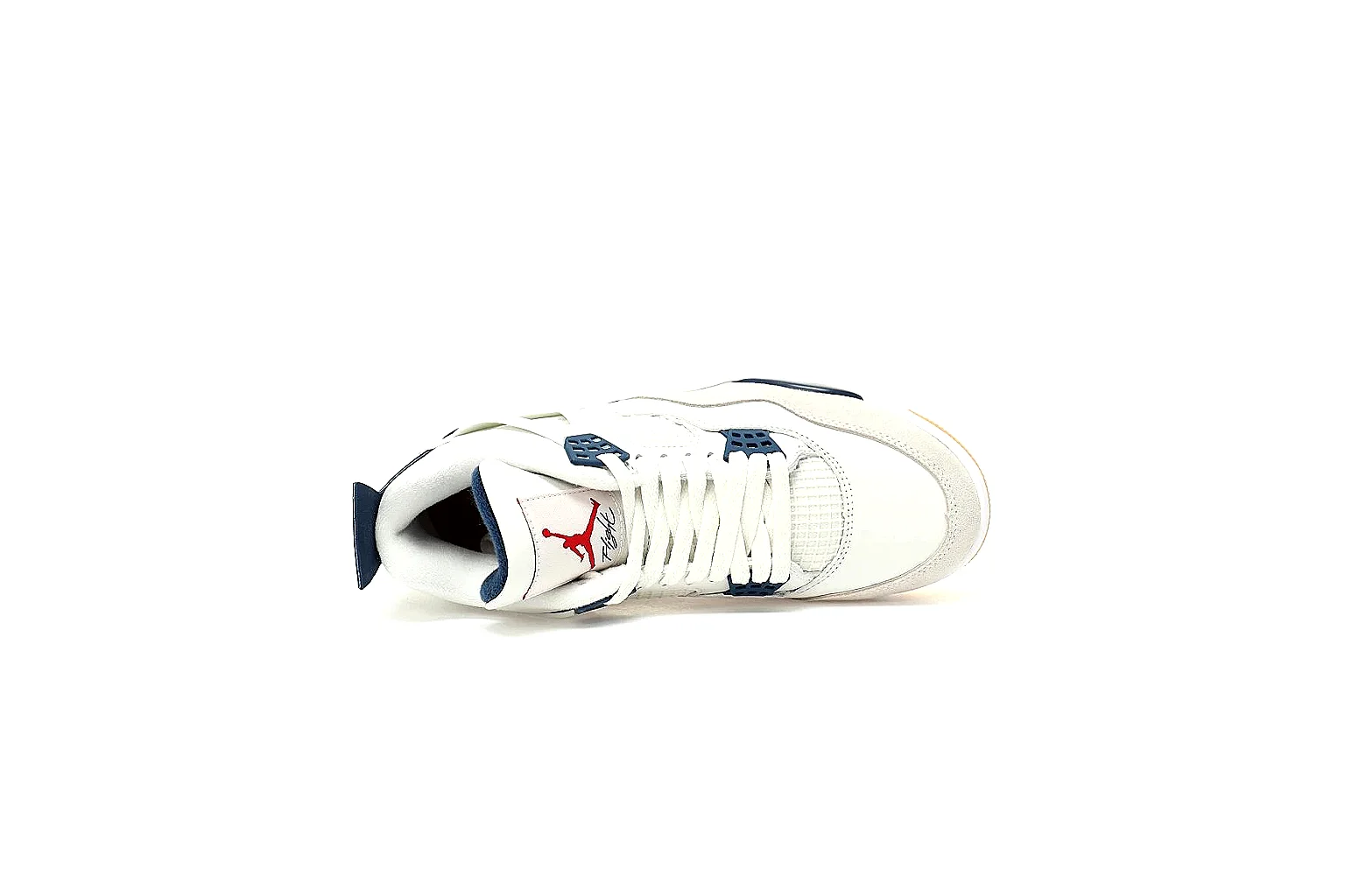 Kako QC Lab inspection photos for Jordan White Navy High Retro thumbnail 2