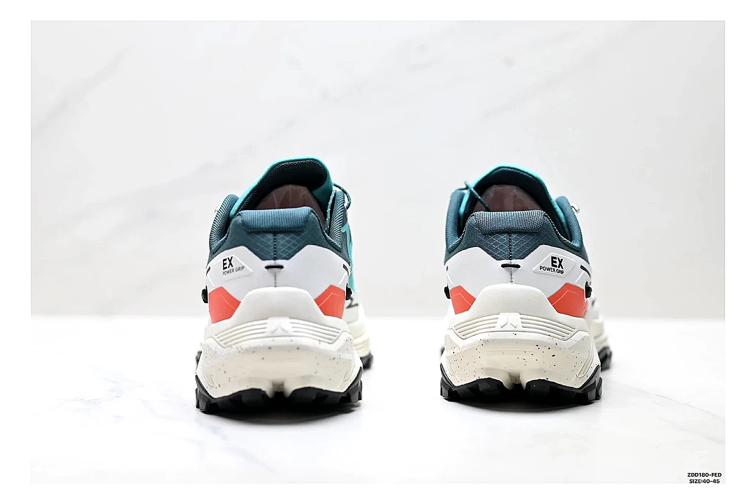 Kailas Fuga Aqua White Sneakers QC photo reference showing aqua white outdoor running shoes with mesh texture, side-profile shape, upper panel lines, and outsole detail thumbnail 2