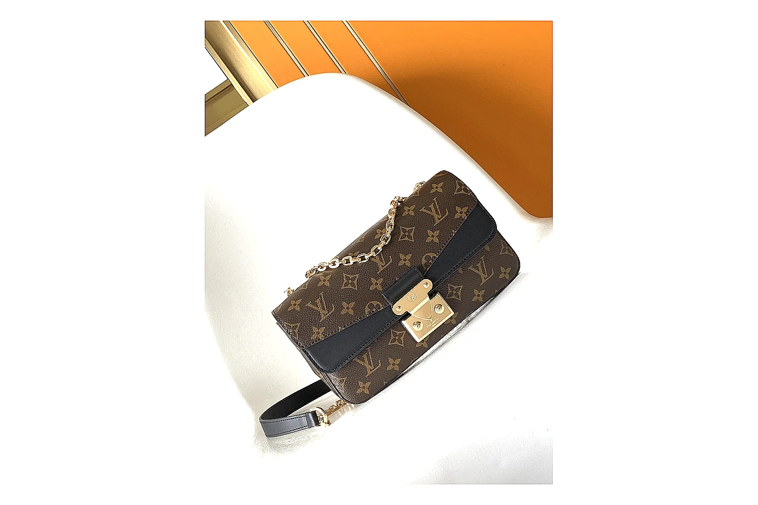 kakoqclab.com Louis Vuitton Brown Monogram Mini Pochette 0801 Brown Monogram mini-crossbody product image thumbnail 5
