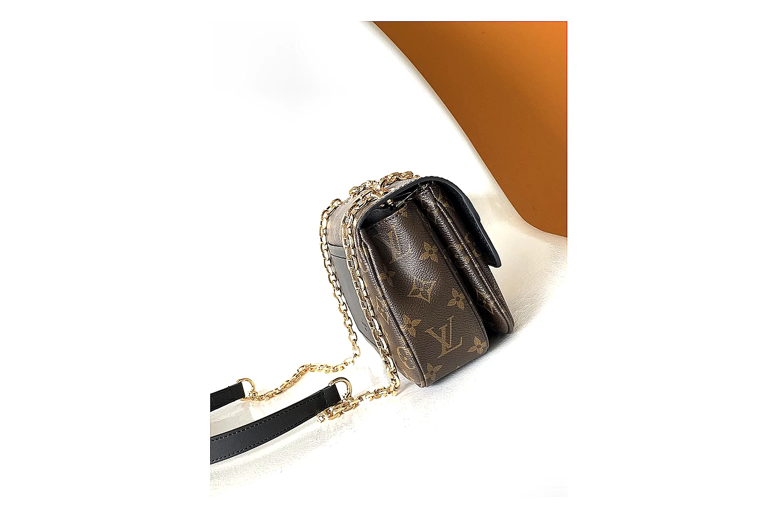 kakoqclab.com Louis Vuitton Brown Monogram Mini Pochette 0801 Brown Monogram mini-crossbody product image thumbnail 6
