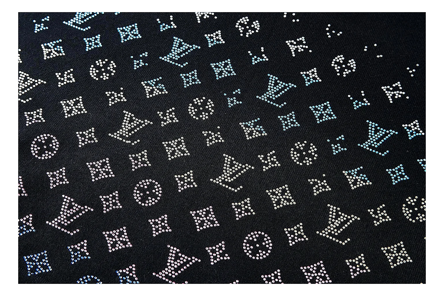 kakoqclab.com Louis Vuitton Black Monogram Hem Tee 0225 Black short-sleeve-tee product image thumbnail 4