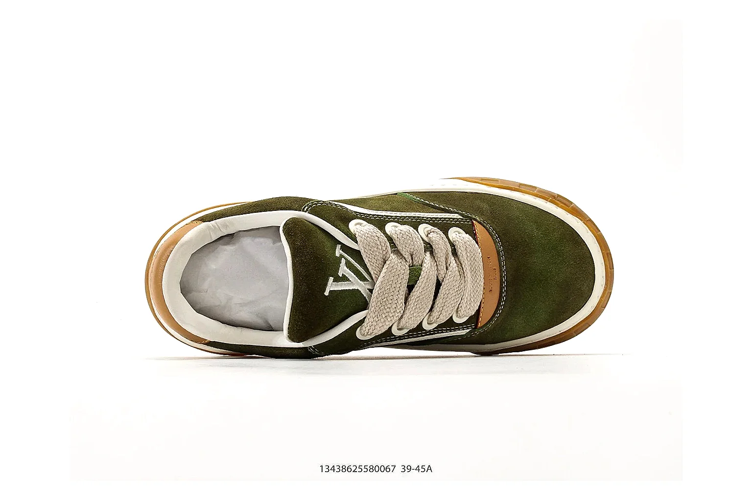 kakoqclab.com Louis Vuitton Skate Olive Gum QC photo checklist six-photo gallery thumbnail 3