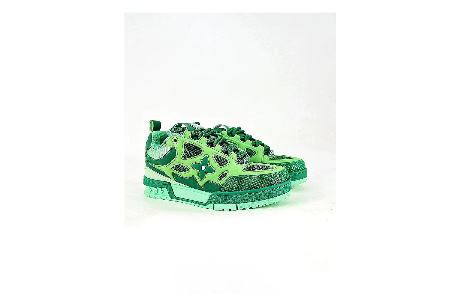kakoqclab.com Louis Vuitton Trainer Low Green QC photo checklist six-photo gallery thumbnail 6