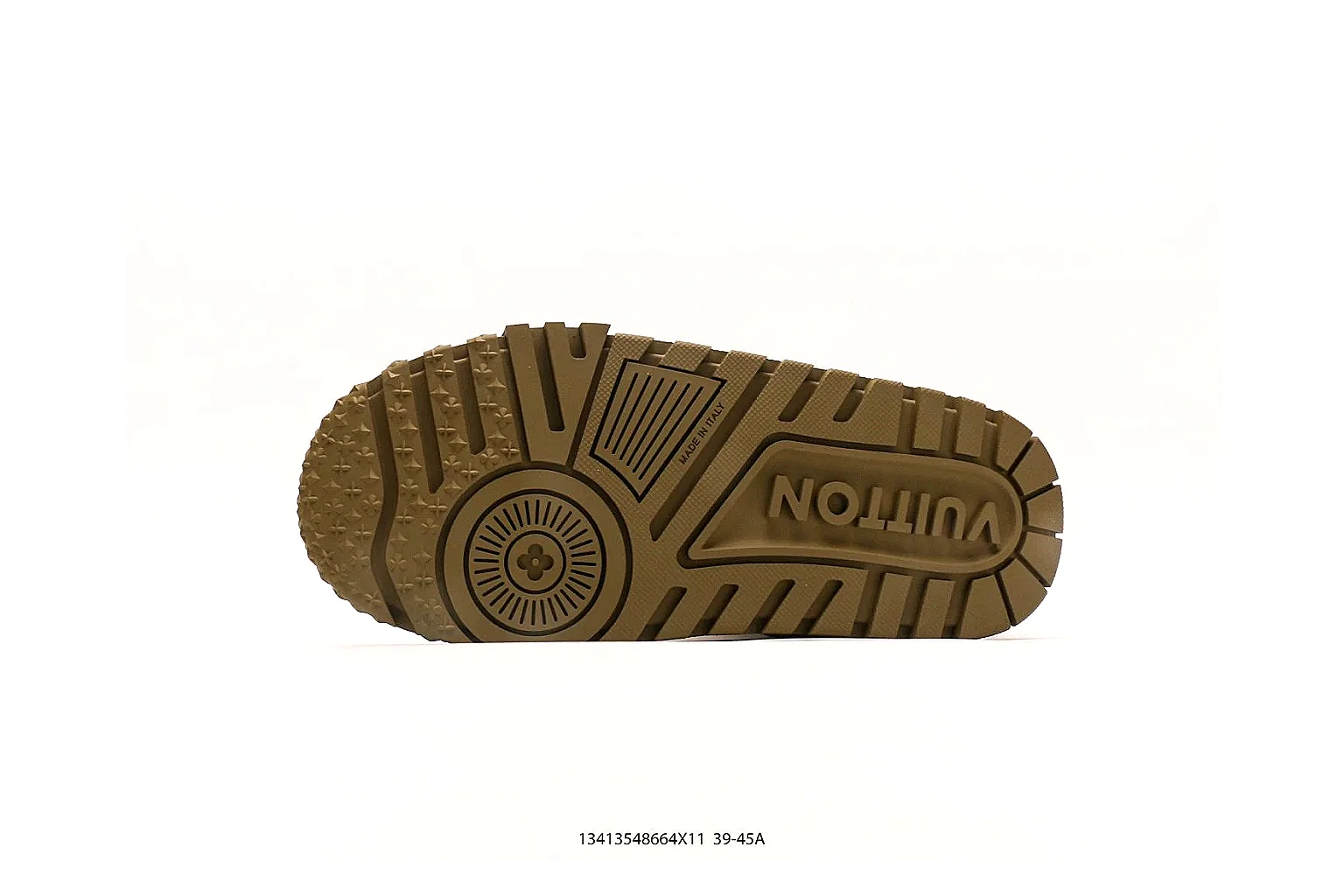 kakoqclab.com Louis Vuitton Trainer Olive Multicolor QC photo checklist six-photo gallery thumbnail 4