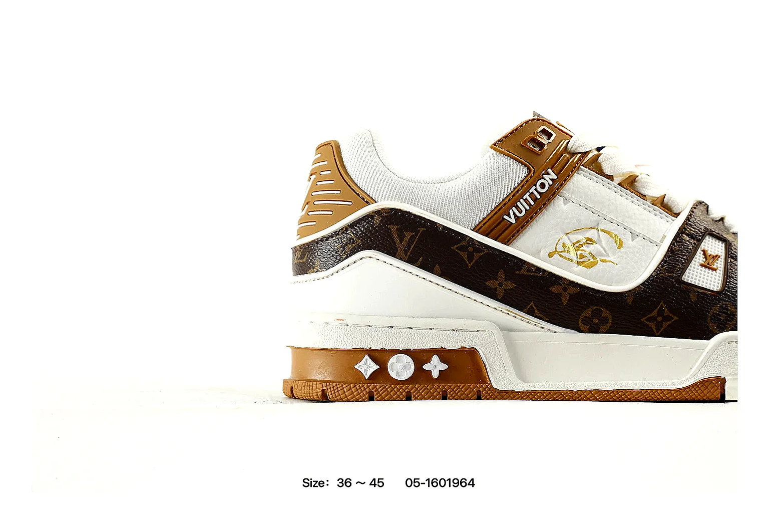 kakoqclab.com Louis Vuitton White Brown Trainer 3852 White Brown low-top product image thumbnail 5