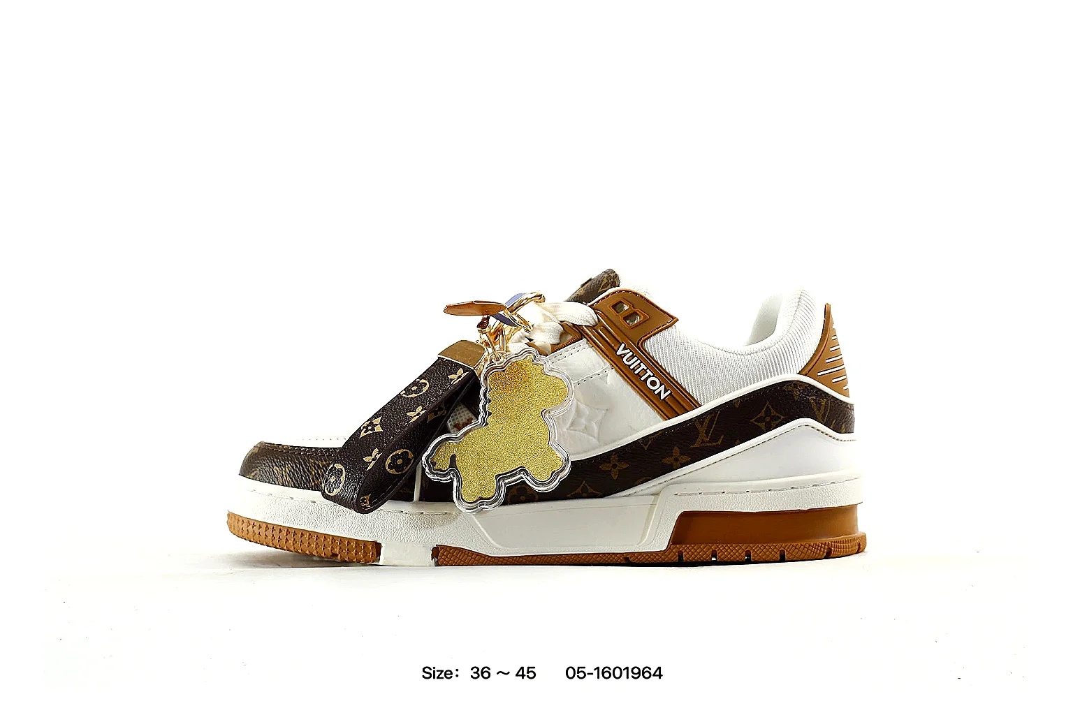 kakoqclab.com Louis Vuitton White Brown Trainer 3852 White Brown low-top product image thumbnail 6