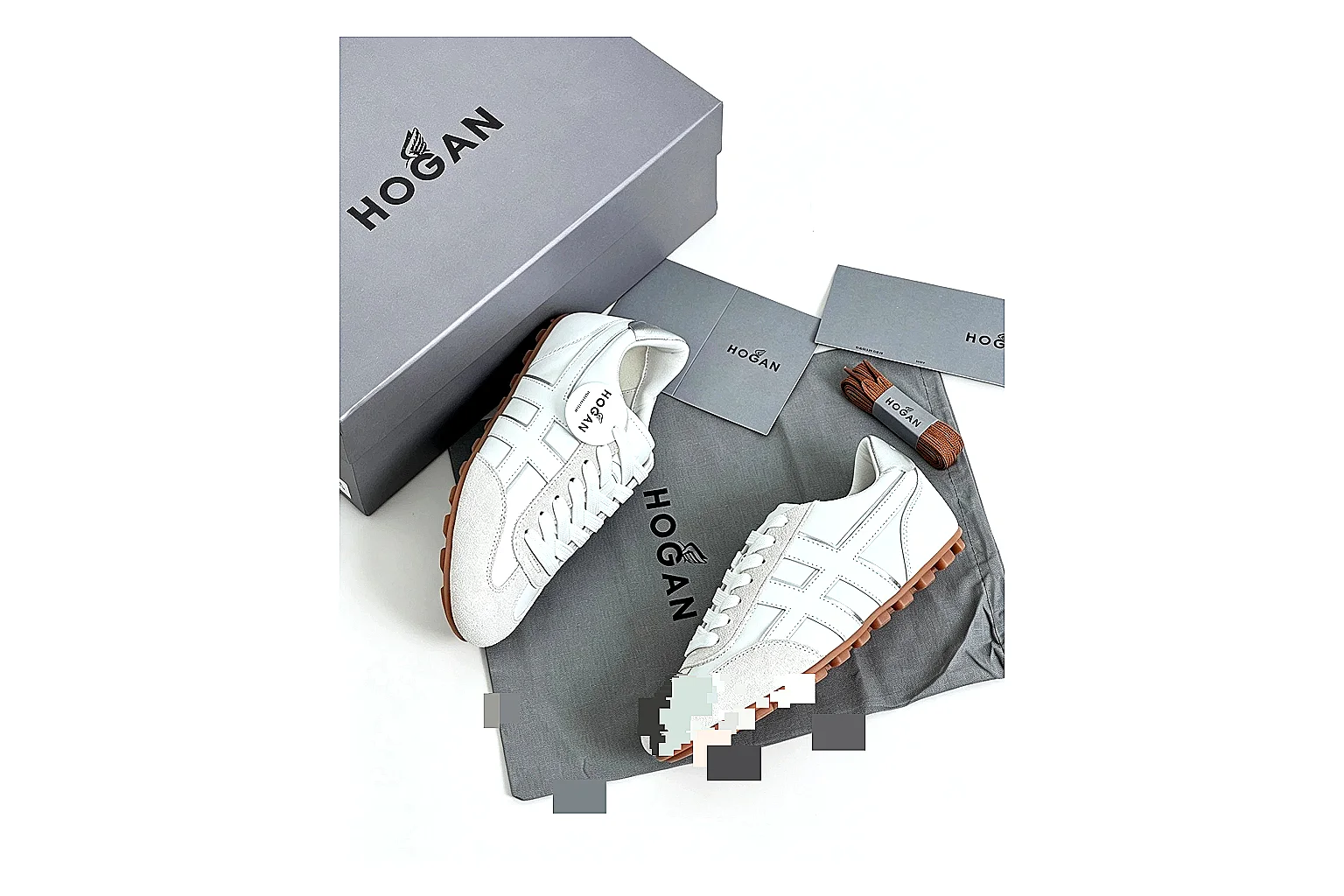 kakoqclab.com Miu Miu Logo Low White Gray QC photo checklist six-photo gallery thumbnail 2