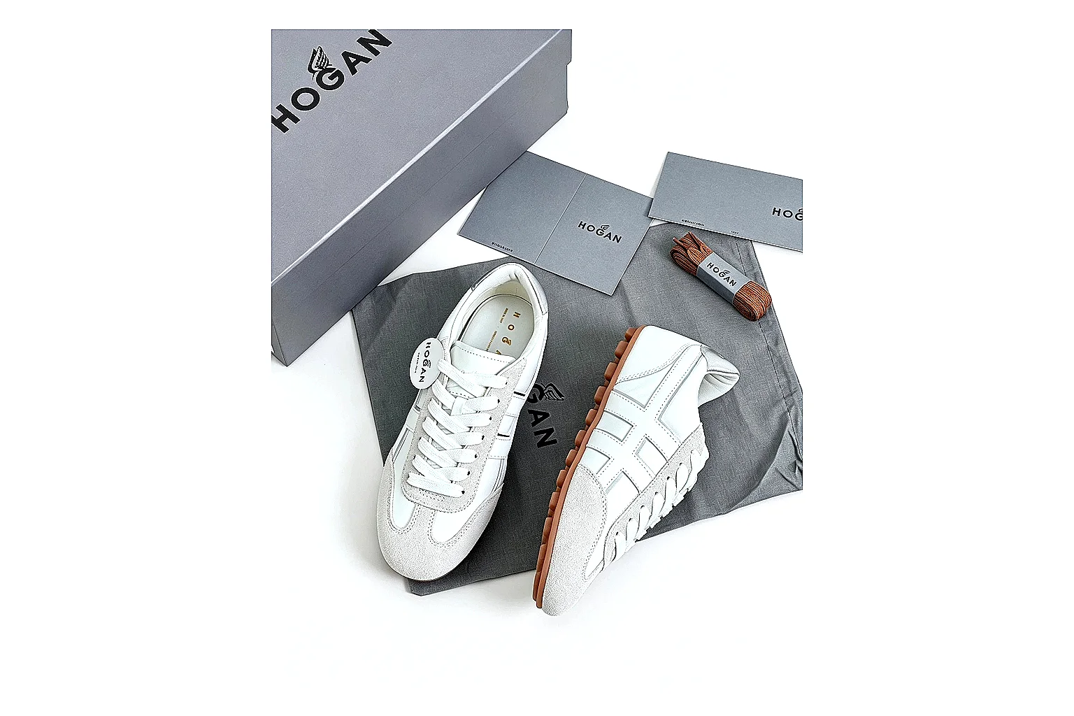 kakoqclab.com Miu Miu Logo Low White Gray QC photo checklist six-photo gallery